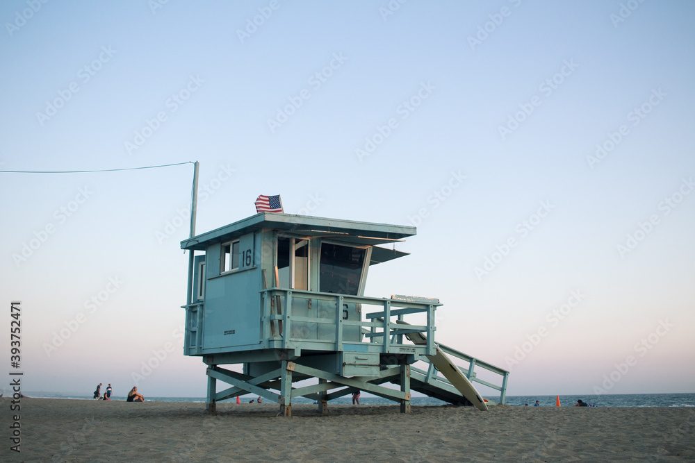 lifeguard tower at the beach