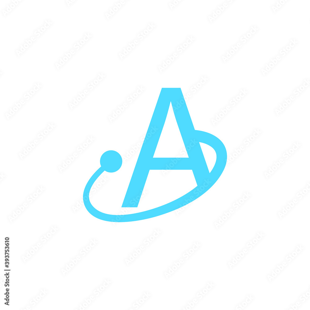 Letter A tech logo. Vector alphabet a technology icon. Stock illustration. Letter A tech logo. Vector alphabet a technology icon. Stock illustration.