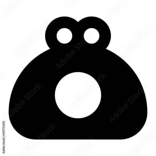 
A ladies fashion accessory, purse solid icon
