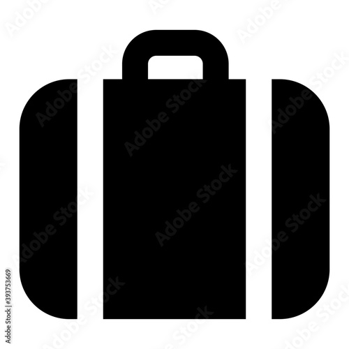 
Solid icon in editable style denoting portfolio 
