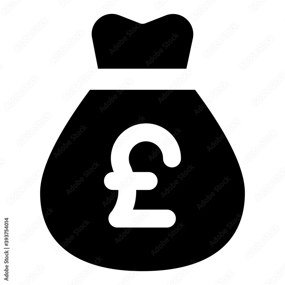 Pound coin vector in editable glyph style
Pound coin vector in editable glyph style