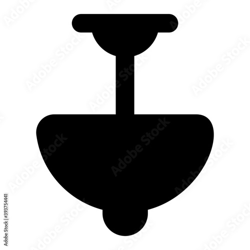 
Ceiling lamp in modern filled style 
