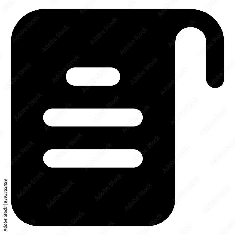 Trendy filled icon of file, glyph vector
Trendy filled icon of file, glyph vector