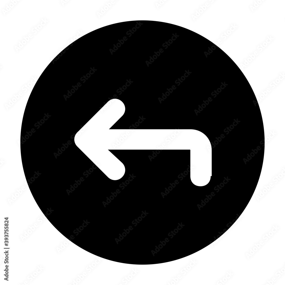 Back arrow, trendy icon of direction arrow
Back arrow, trendy icon of direction arrow