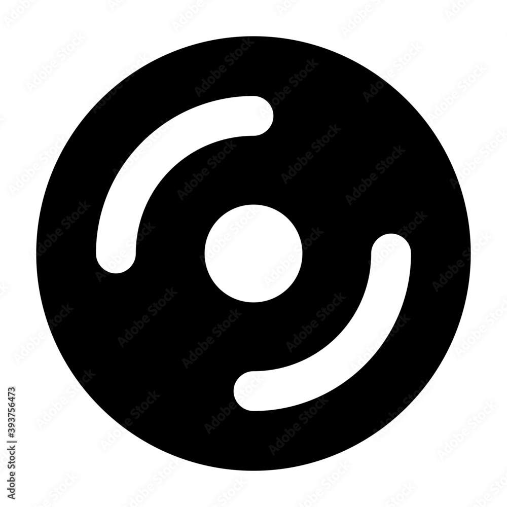 Compact disc vector, glyph icon
Compact disc vector, glyph icon