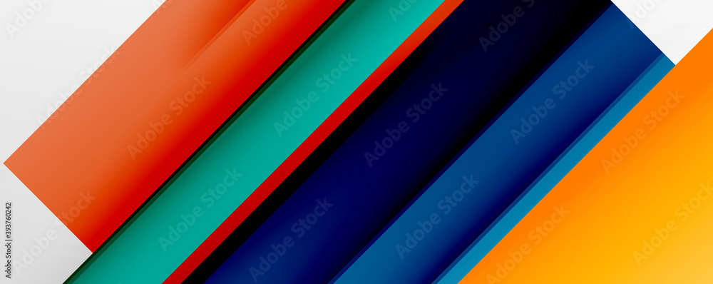 Geometric abstract backgrounds with shadow lines, modern forms, rectangles, squares and fluid gradients. Bright colorful stripes cool backdrops Geometric abstract backgrounds with shadow lines, modern forms, rectangles, squares and fluid gradients. Bright colorful stripes cool backdrops