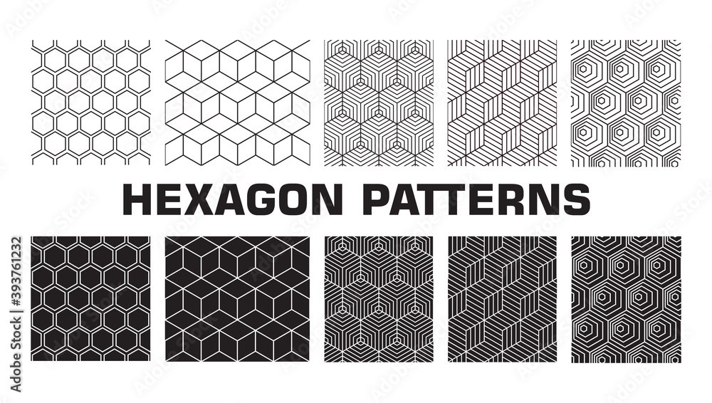 HEXAGON SEAMLESS PATTERNS HEXAGON SEAMLESS PATTERNS