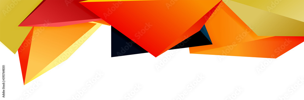 Triangle mosaic abstract background, 3d triangular low poly shapes. Geometric vector illustration for covers, banners, flyers and posters and other Triangle mosaic abstract background, 3d triangular low poly shapes. Geometric vector illustration for covers, banners, flyers and posters and other