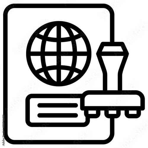 Travel Passport Vector 