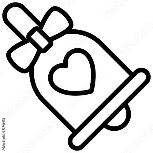 Love Bell Vector 