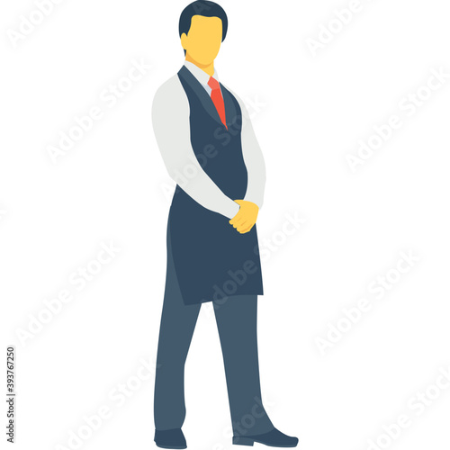 
Butler Color Vector Icon
