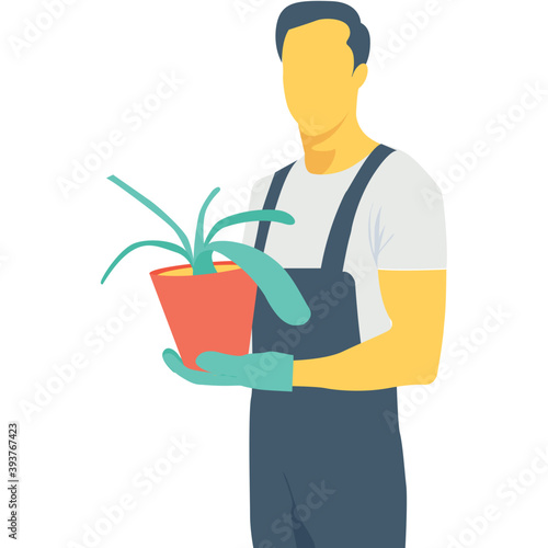 
Agriculturist Color Vector Icon
