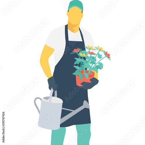 
Gardner Color Vector Icon
