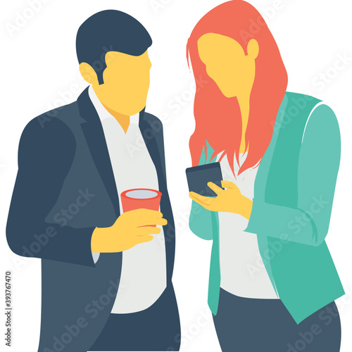 
CoWorker Color Vector Icon
