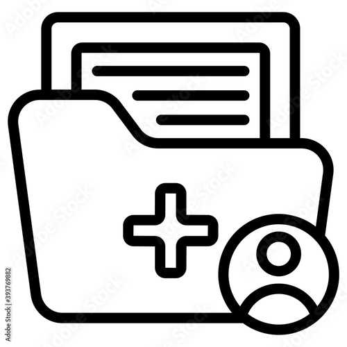 Anamnesis line Vector 
