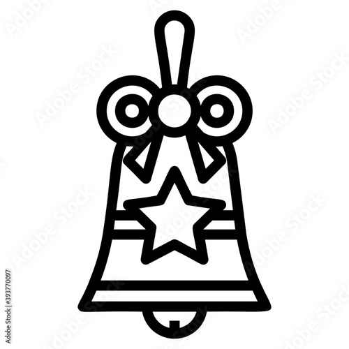 Christmas Bell Vector 