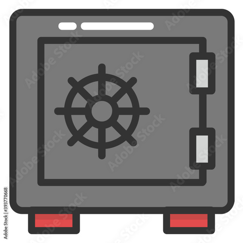 
Bank Locker Vector Icon
