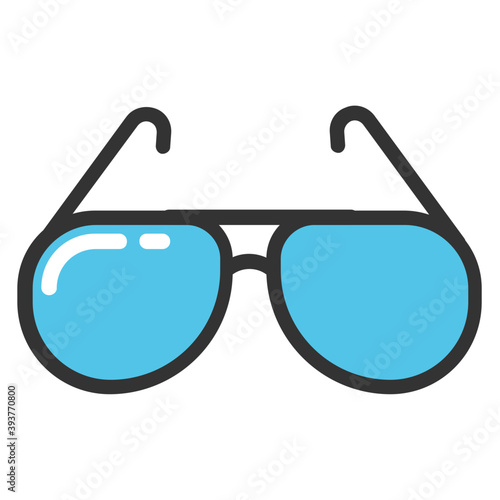
Sun Glasses Vector Icon

