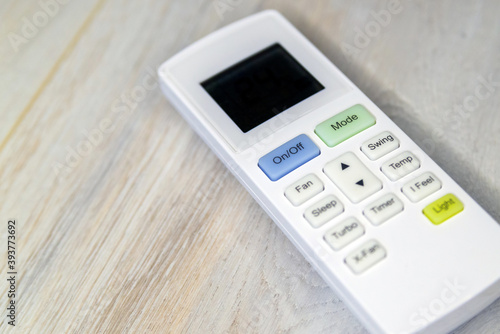 Air conditioner remote control with display