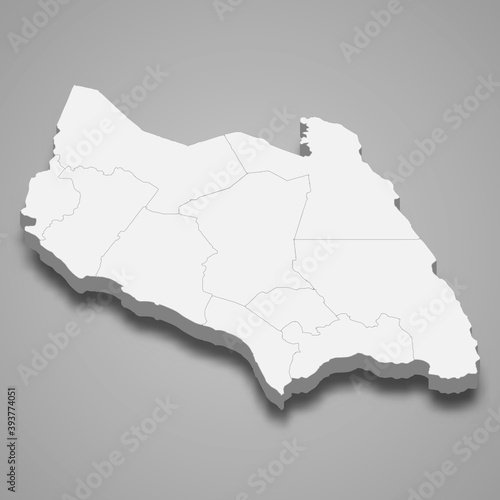 3d isometric map of  is a state of Malaysia