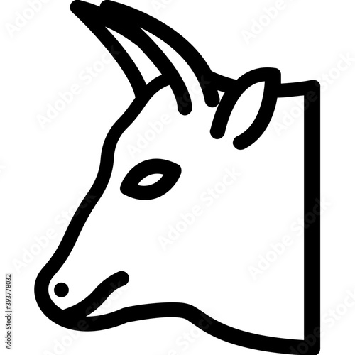 
Goat Vector Icon

