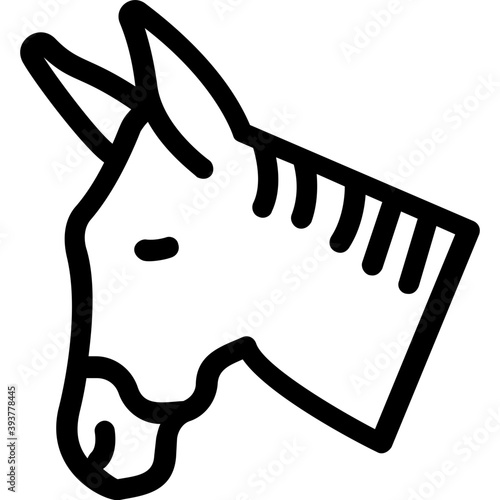 
Donkey Vector Icon
