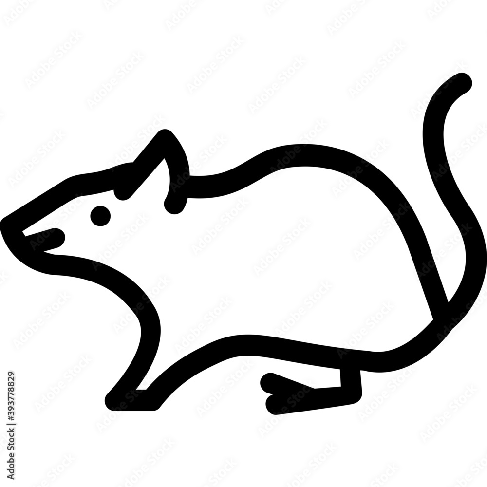 Rat Vector Icon
Rat Vector Icon