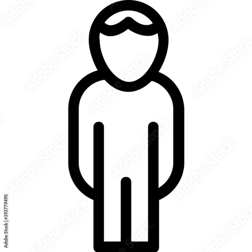 
Stand Up Vector Icon 

