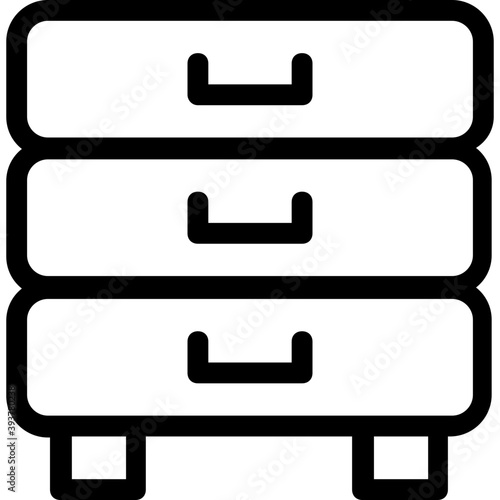 
Drawers Vector Icon
