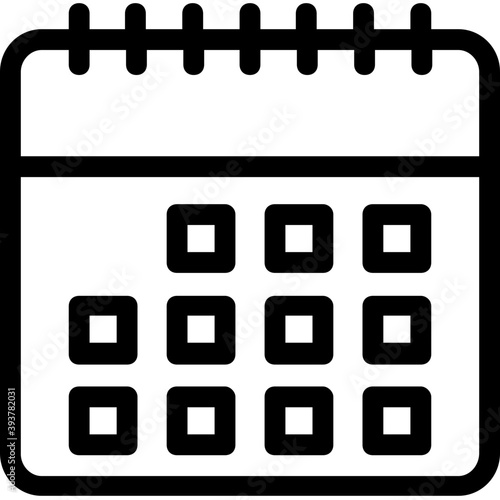  Calendar Vector Icon 