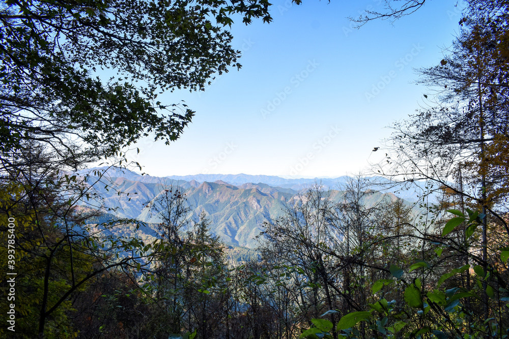 beautiful mountain view at Mitsumine, Chichibu in Japan beautiful mountain view at Mitsumine, Chichibu in Japan