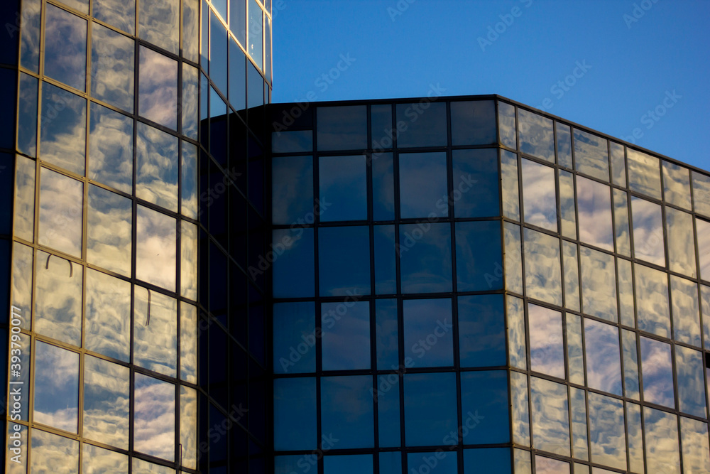 modern office building with sky modern office building with sky