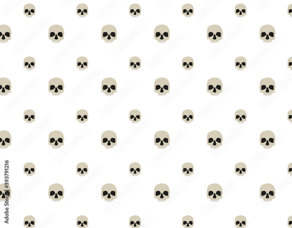 pattern background, various human skull pattern background, various human skull