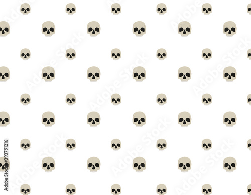 pattern background, various human skull