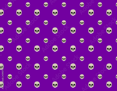 pattern background, various human skull