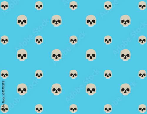 pattern background, various human skull