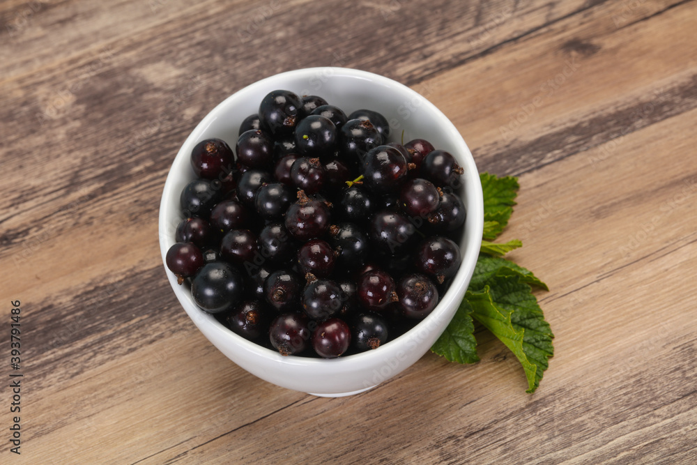 Fresh ripe sweet black currant Fresh ripe sweet black currant