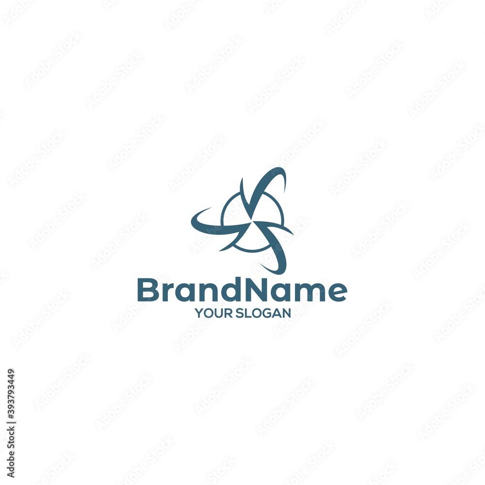 Three V Wind Symbol Logo Design Vector Three V Wind Symbol Logo Design Vector