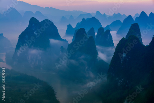 中国广西桂林阳朔兴坪古镇