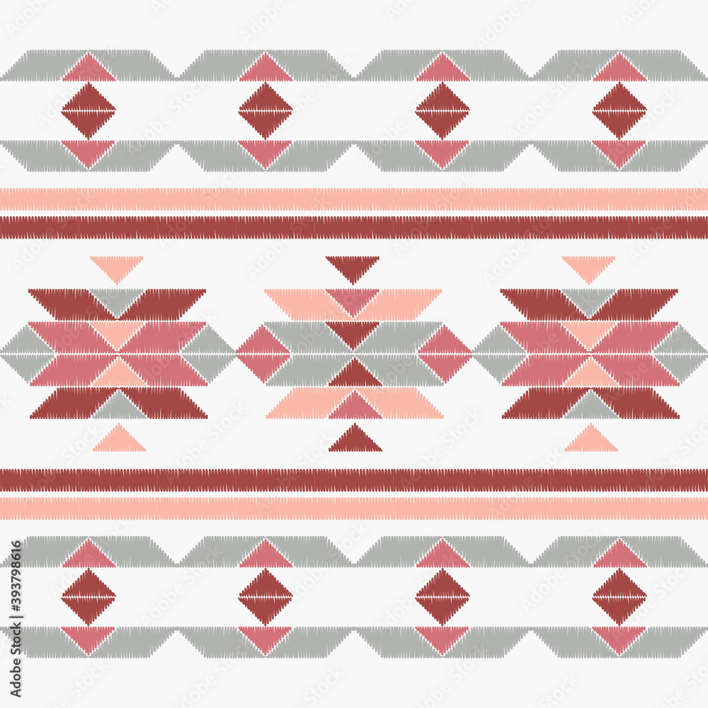 Aztec elements. Seamless pattern. Design with manual hatching. Textile. Ethnic boho ornament. Vector illustration for web design or print. Aztec elements. Seamless pattern. Design with manual hatching. Textile. Ethnic boho ornament. Vector illustration for web design or print.