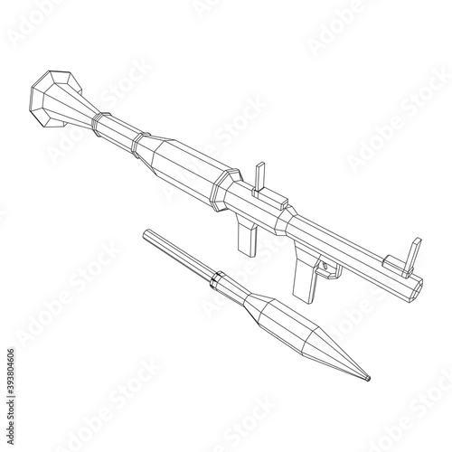 Anti-tank rocket propelled grenade launcher - RPG 7