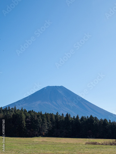 春の富士山