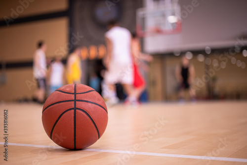 Basketball banner background