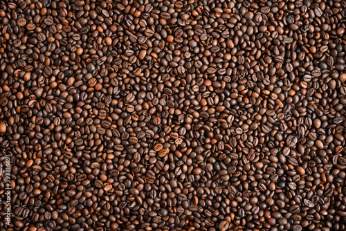 Roasted Coffee beans background