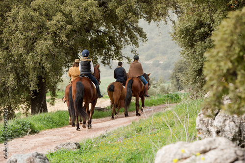 passeggiata a cavallo