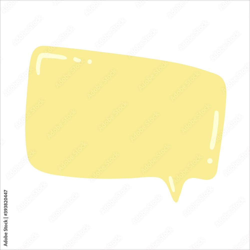 Speech Bubble for Entering Conversation Messages and Thoughts of Cartoon Characters Speech Bubble for Entering Conversation Messages and Thoughts of Cartoon Characters