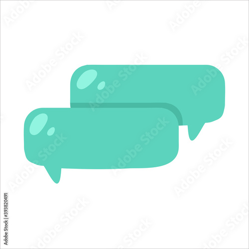 Speech Bubble for Entering Conversation Messages and Thoughts of Cartoon Characters