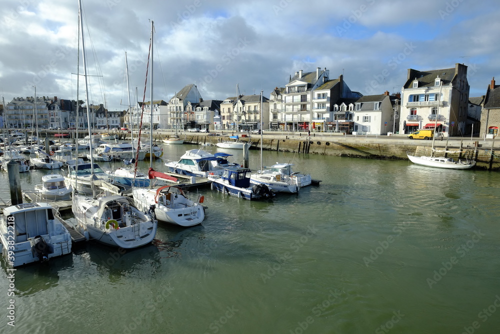 The harbour of le Pouliguen.