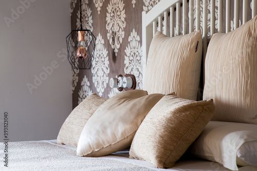 Pillows in a vintage room photo