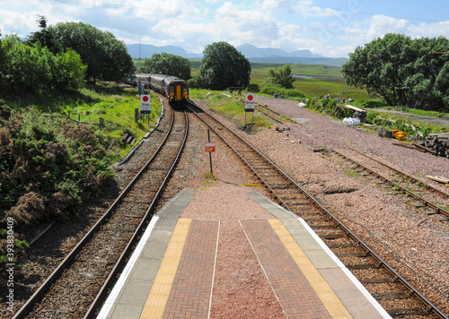 Rannoch Railway Station in Perthshire, Scotland photo